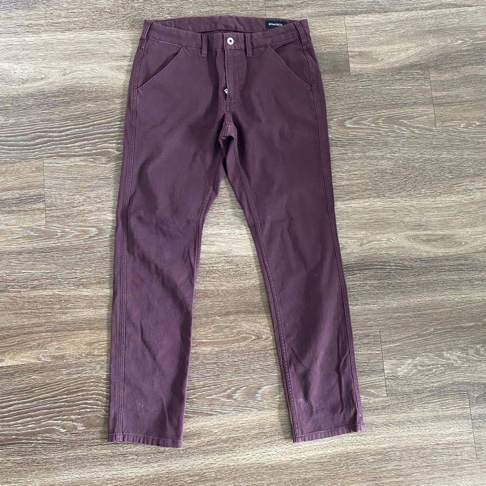 Bonobos Bedford burgundy Pants